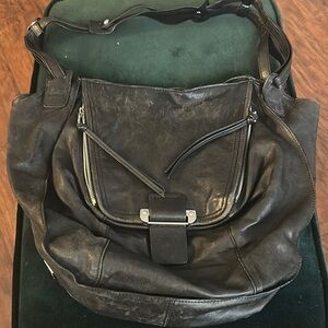 Kooba Black Leather Hobo Bag